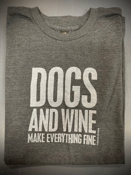 Dogs And Wine T-shirt