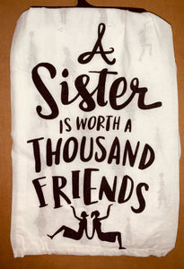 Dish Towel-A sister